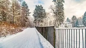 Księżycowy Dworek i jezioro Siercze w okowach zimy - zdjęcie 5