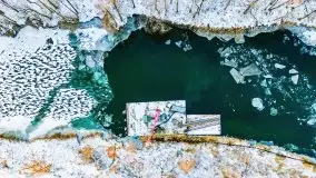 Mazurska zima nad kanałami, styczeń 2021 - zdjęcie 8