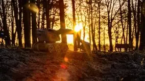 Wschód słońca nad jeziorami Boczne i Niegocin, styczeń 2022 r. - zdjęcie 45