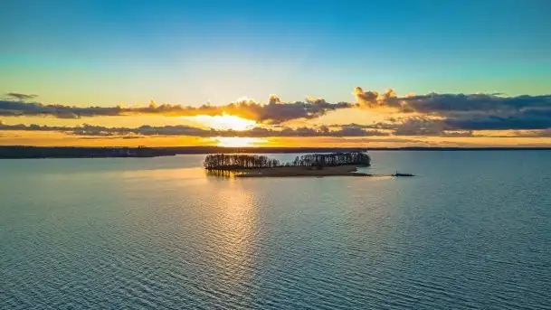 Styczniowe słońce, jezioro Dargin i kra... - zdjęcie 9