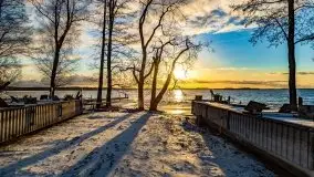 Styczniowe słońce, jezioro Dargin i kra... - zdjęcie 7