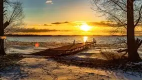 Styczniowe słońce, jezioro Dargin i kra... - zdjęcie 49