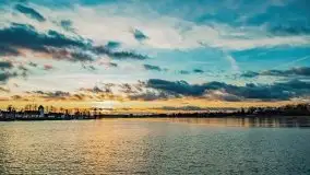 Zachód słońca nad jeziorem Bocznym, styczeń 2022 - zdjęcie 35