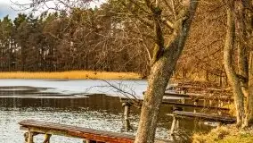 Zachód słońca nad jeziorem Bocznym, styczeń 2022 - zdjęcie 22