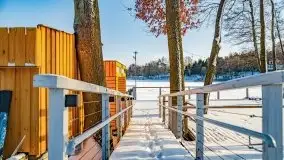 Zimowa Stranda i jezioro Kisajno, styczeń 2022 r. - zdjęcie 4