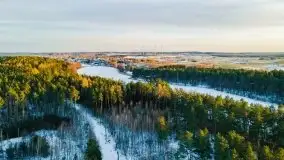 Zachód słońca przy wyspie Wydmińskiej, marzec 2021 r. - zdjęcie 3