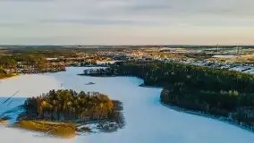 Zachód słońca przy wyspie Wydmińskiej, marzec 2021 r. - zdjęcie 48