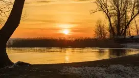 Wschód słońca nad jeziorem Niegocin w Wilkasach - zdjęcie 21