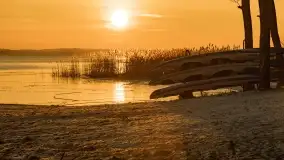 Wschód słońca nad jeziorem Niegocin w Wilkasach - zdjęcie 18