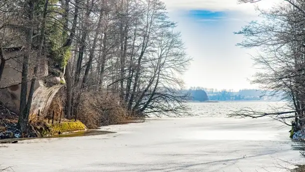Jaz walcowy na kanale mazurskim, śluza Guja Piaski - zdjęcie 7