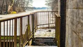 Jaz walcowy na kanale mazurskim, śluza Guja Piaski - zdjęcie 23