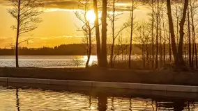 Zachód słońca nad jeziorem Tałty i kanałem Tałckim - zdjęcie 23