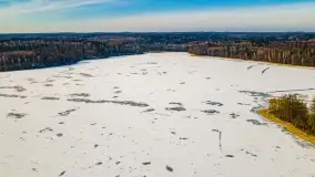 Jezioro Piłwąg w okowach lutowej zimy - zdjęcie 6