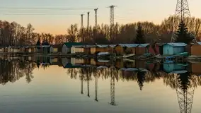 Garażowy zachód nad rzeką Pisa w Piszu - zdjęcie 3