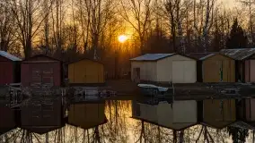 Garażowy zachód nad rzeką Pisa w Piszu - zdjęcie 38