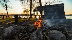 Zachód słońca nad jeziorem Kisajno, Zimny Kąt - zdjęcie 15