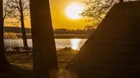 Zachód słońca nad jeziorem Kisajno, Zimny Kąt - zdjęcie 41