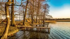 Zachód słońca nad jeziorem Kisajno, Zimny Kąt - zdjęcie 4