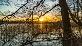 Wschód słońca przy wyspie Wydmińskiej, kwiecień 2022 r. - zdjęcie 17