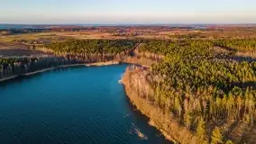 Zachód słońca nad jeziorem Dejguny, marzec 2022 r. - zdjęcie 27