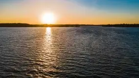 Zachód słońca nad jeziorem Dejguny, marzec 2022 r. - zdjęcie 52