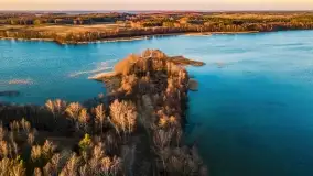 Zachód słońca nad jeziorem Dejguny, marzec 2022 r. - zdjęcie 17