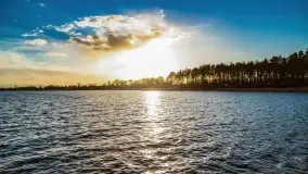 Zachód słońca nad jeziorem Bocznym, Leśna Keja - zdjęcie 17