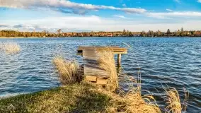 Zachód słońca nad jeziorem Bocznym, Leśna Keja - zdjęcie 14