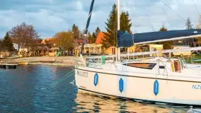 Zachód słońca nad jeziorem Boczne, widoczny z Rydzewa - zdjęcie 33