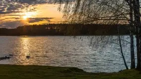 Zachód słońca nad jeziorem Jagodne - zdjęcie 7