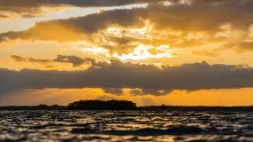 Zachód słońca nad jeziorem Dargin, maj 2022 r. - zdjęcie 26