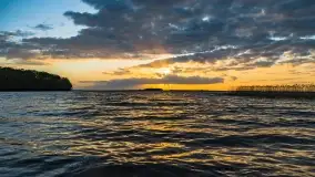 Zachód słońca nad jeziorem Dargin, maj 2022 r. - zdjęcie 9