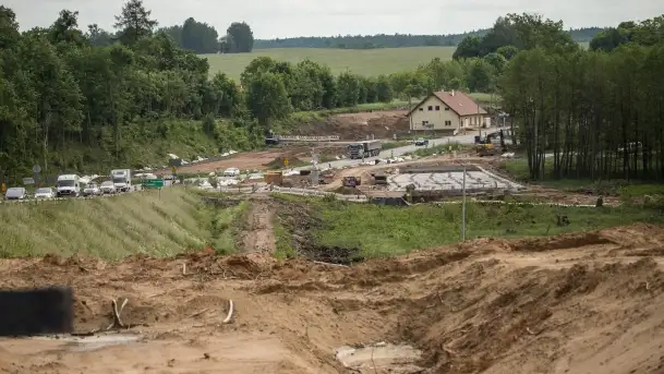 Zdjęcia: Mrągowo. Zobacz aktualne zdjęcia z budowy drogi ekspresowej S16 - zdjęcie 4