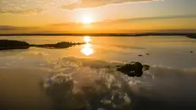 Wschód słońca nad jeziorem Mamry, Stanica Wodna Kietlice, czerwiec 2022 - zdjęcie 36