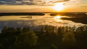 Zachód słońca nad jeziorem Kirsajty, koniec maja 2022 - zdjęcie 6