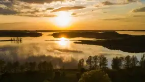 Zachód słońca nad jeziorem Kirsajty, koniec maja 2022 - zdjęcie 15