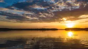 Zachód słońca nad jeziorem Kirsajty, koniec maja 2022 - zdjęcie 31