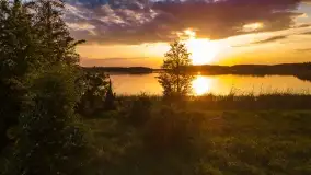Zachód słońca nad jeziorem Kirsajty, koniec maja 2022 - zdjęcie 34