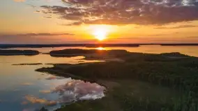 Zachód słońca nad jeziorem Kirsajty, koniec maja 2022 - zdjęcie 39