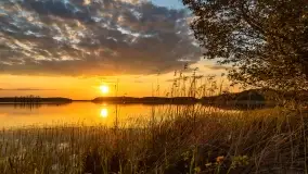 Zachód słońca nad jeziorem Kirsajty, koniec maja 2022 - zdjęcie 35