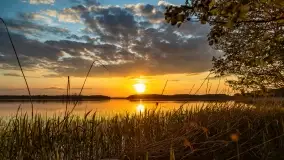 Zachód słońca nad jeziorem Kirsajty, koniec maja 2022 - zdjęcie 27