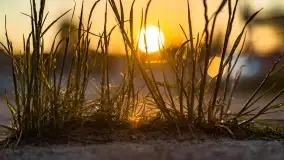 Zachód słońca w porcie AZS Wilkasy - zdjęcie 4