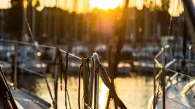 Zachód słońca w porcie AZS Wilkasy - zdjęcie 11