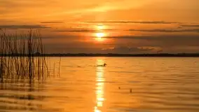 Zachód słońca nad jeziorem Dobskim w Fuledzie, czerwiec 2022 - zdjęcie 27