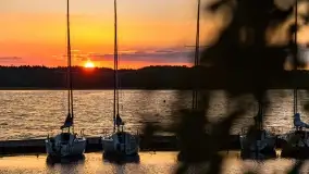 Czerwcowy zachód słońca nad jeziorem Kisajno - zdjęcie 35