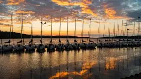 Czerwcowy zachód słońca nad jeziorem Kisajno - zdjęcie 19