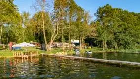 Zachód słońca nad jeziorem Przystań, czerwiec 2022 - zdjęcie 36