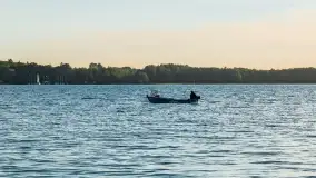 Zachód słońca nad jeziorem Mamry, Cypel Zwierzyniecki Róg - zdjęcie 46