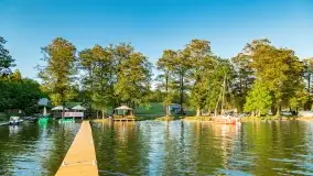 Zachód słońca nad jeziorem Mamry, Cypel Zwierzyniecki Róg - zdjęcie 3