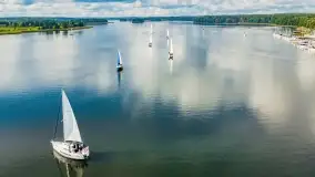 Poranek w Bocianim Gnieździe i te... mgły nad jeziorem Ryńskim - zdjęcie 50